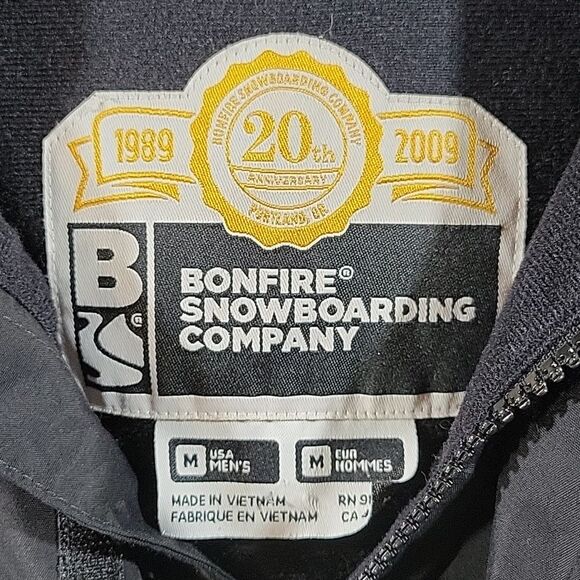Bonfire Snowboarding Company Men's Hooded Jacket SZ M - Picture 3 of 6